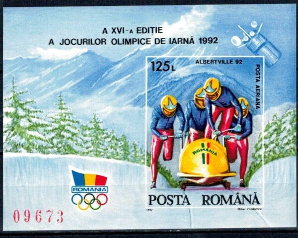 OLIMPIADA ZIMOWA RUMUNIA MI.BL.270**