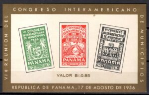 KONGRES PANAMA MI.BL.3**