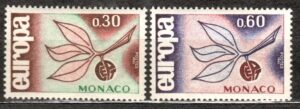 EUROPA CEPT MONAKO MI.810-811**