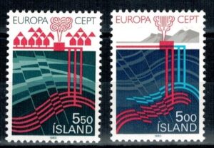 EUROPA CEPT ISLANDIA MI.598-597**