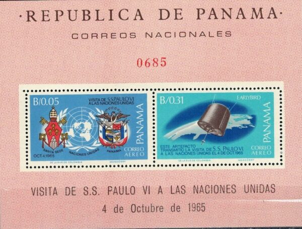 LOT W KOSMOS PANAMA MI.BL.46A**