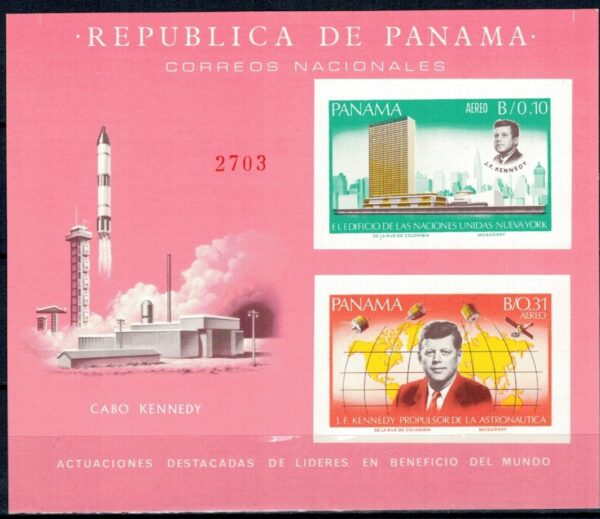 J.F.KENNEDY PANAMA MI.BL.61**