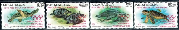 ŻÓŁWIE NIKARAGUA MI.2099-2102**